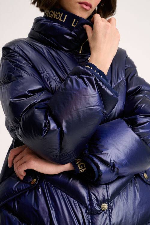 Luisa Spagnoli Sconto - Piumino con cappuccio Negozi Online