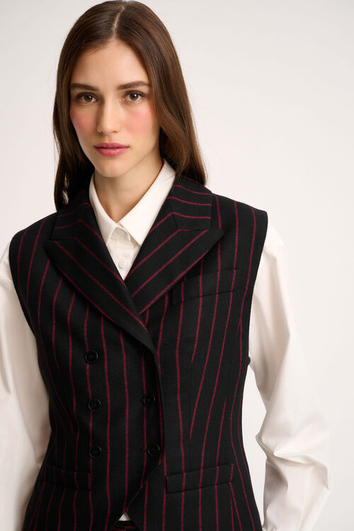 Luisa Spagnoli Sellano - Gilet doppiopetto Saldi Di Fabbrica