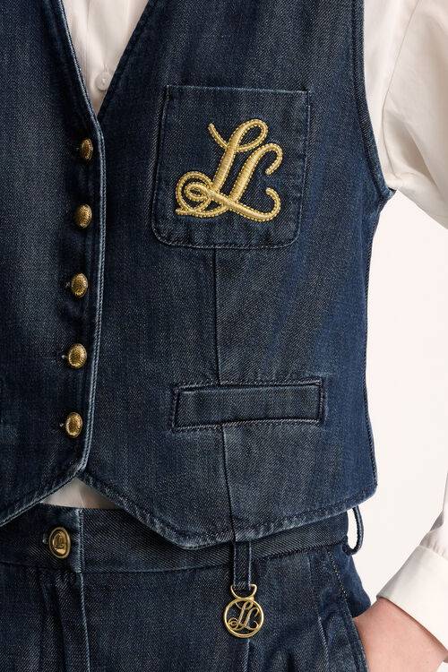 Luisa Spagnoli Scudiero - Gilet in denim Italy