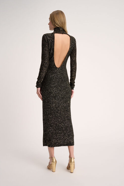 Luisa Spagnoli Cromata - Abito lurex Online