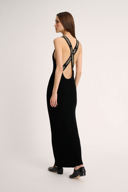 Luisa Spagnoli Mendez - Abito con spalline jacquard - Fashion Show In Vendita
