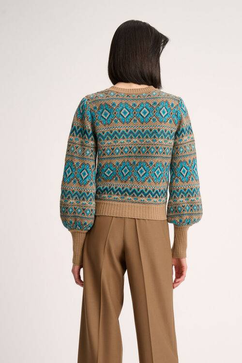 Luisa Spagnoli Correttore - Pullover jacquard Qualità Garantita