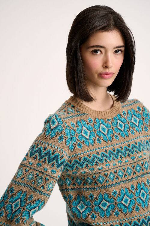Luisa Spagnoli Correttore - Pullover jacquard Qualità Garantita
