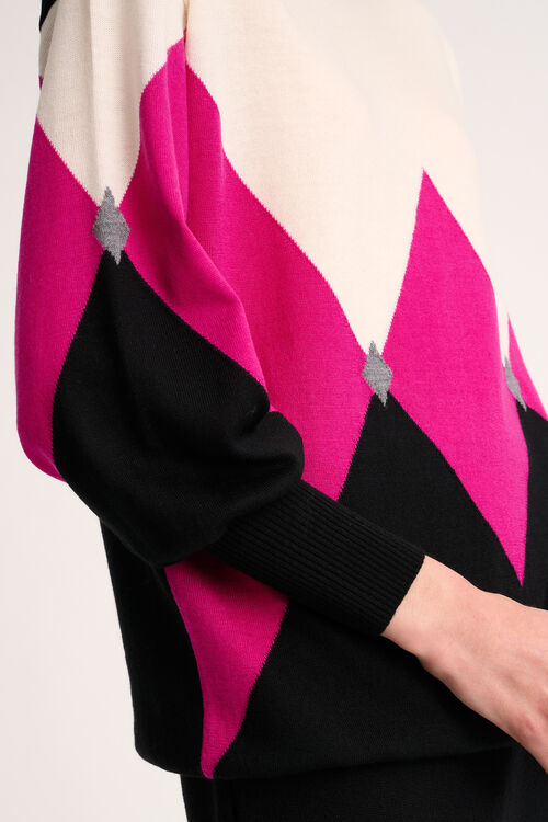 Luisa Spagnoli Magneti - Pullover a rombi Sottocosto
