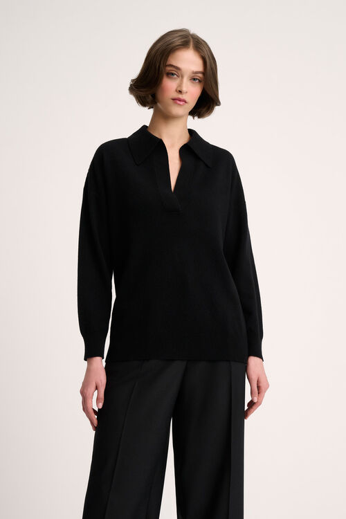 Luisa Spagnoli Cajal - Polo in cashmere Hotsell