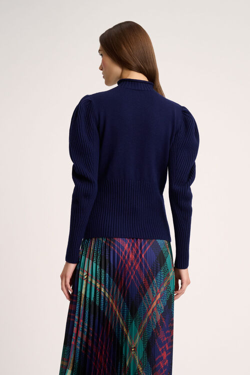 Luisa Spagnoli Magentina - Pullover lupetto Nuova