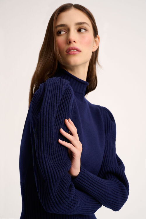 Luisa Spagnoli Magentina - Pullover lupetto Nuova