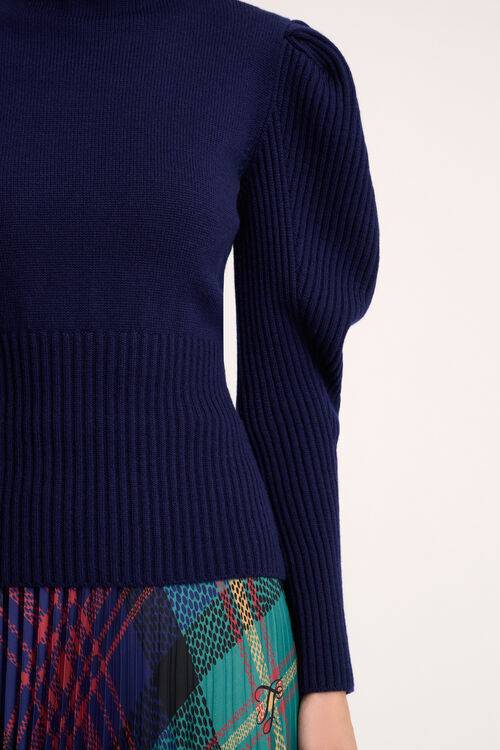 Luisa Spagnoli Magentina - Pullover lupetto Nuova