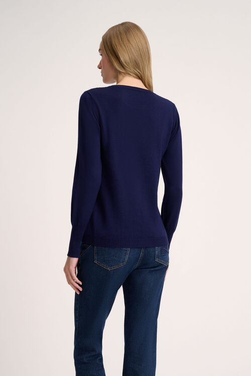 Luisa Spagnoli Mossa - Pullover in lana Italy