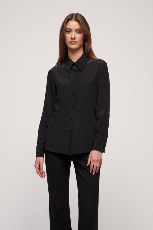 Luisa Spagnoli Limonaia - Camicia in seta Spedizione Gratuita