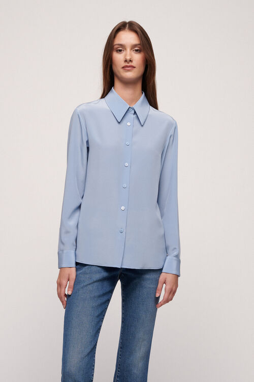 Luisa Spagnoli Limonaia - Camicia in seta Negozi Online