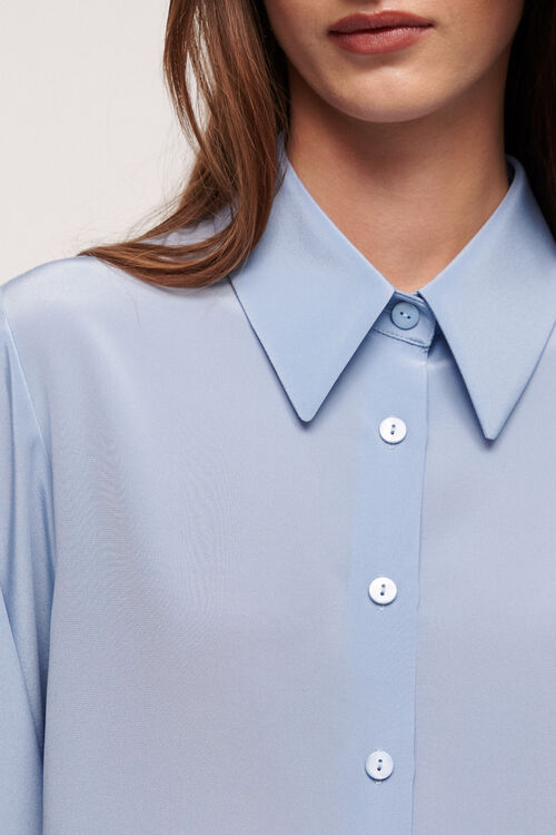 Luisa Spagnoli Limonaia - Camicia in seta Negozi Online