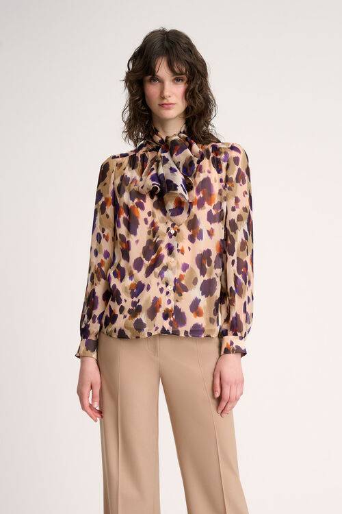 Luisa Spagnoli Linda - Camicia con fiocco Promozione Limitata