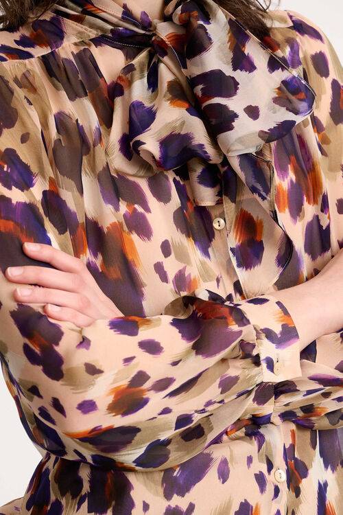 Luisa Spagnoli Linda - Camicia con fiocco Promozione Limitata