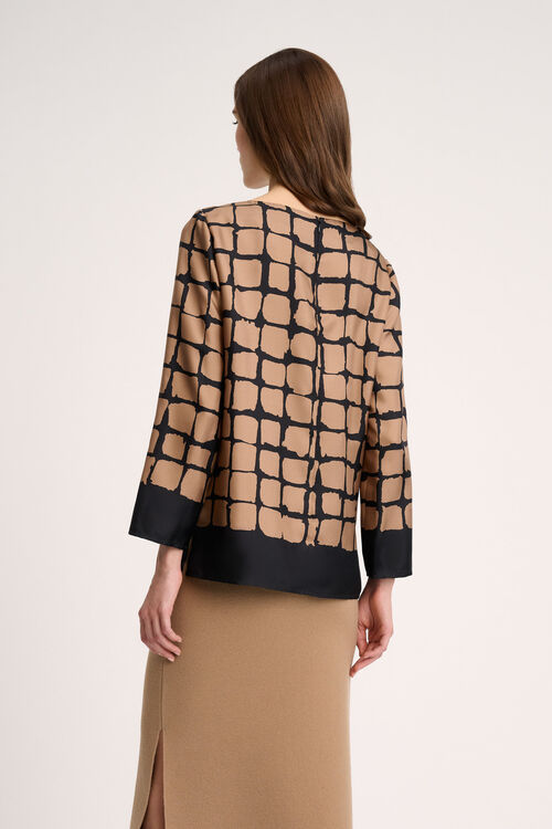 Luisa Spagnoli Leggio - Blusa a quadri Shopping Online