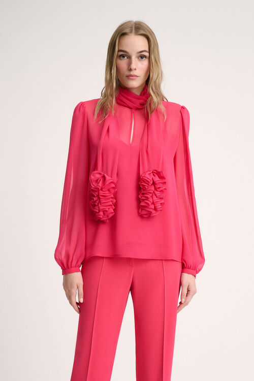 Luisa Spagnoli Lola - Blusa con ruches Economico