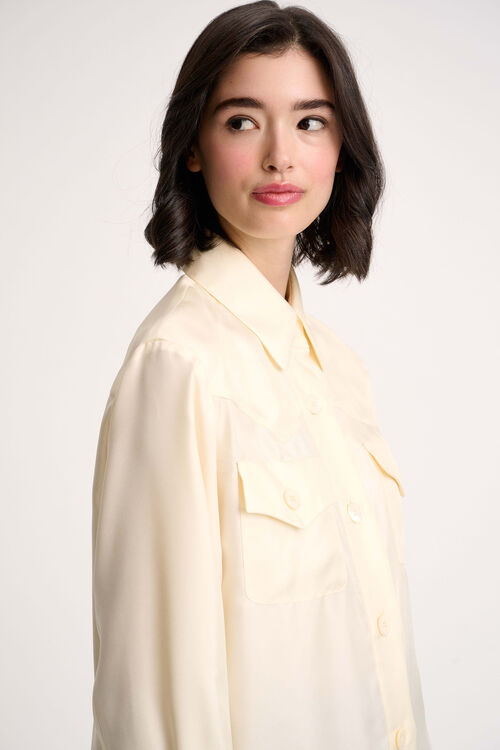 Luisa Spagnoli Lecita - Camicia in seta - Fashion Show Offerte