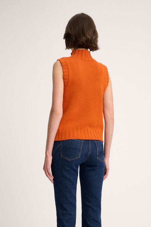 Luisa Spagnoli Chiusura - Gilet a collo alto Moda