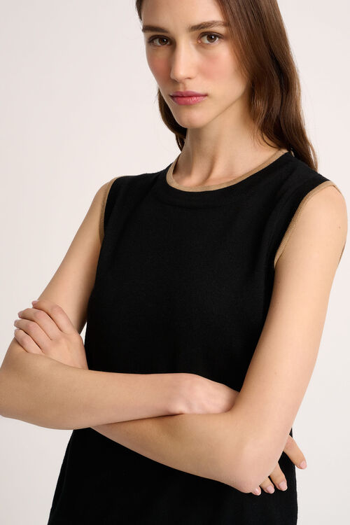 Luisa Spagnoli Macinapepe - Top in maglia Italia