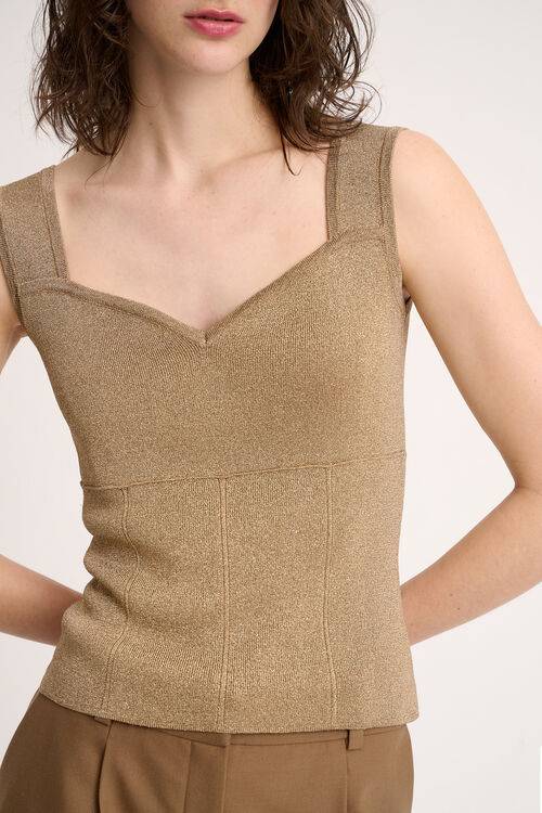 Luisa Spagnoli Zac - Top in lurex Qualità Garantita