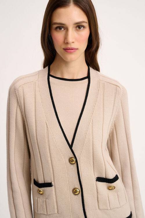 Luisa Spagnoli Mozione - Cardigan bon ton Fino Al -60%