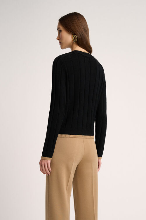 Luisa Spagnoli Mozione - Cardigan bon ton Offerta
