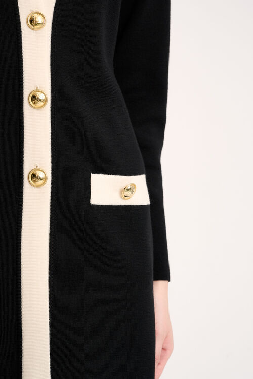 Luisa Spagnoli Mongioia - Cardigan lungo bon ton Presa