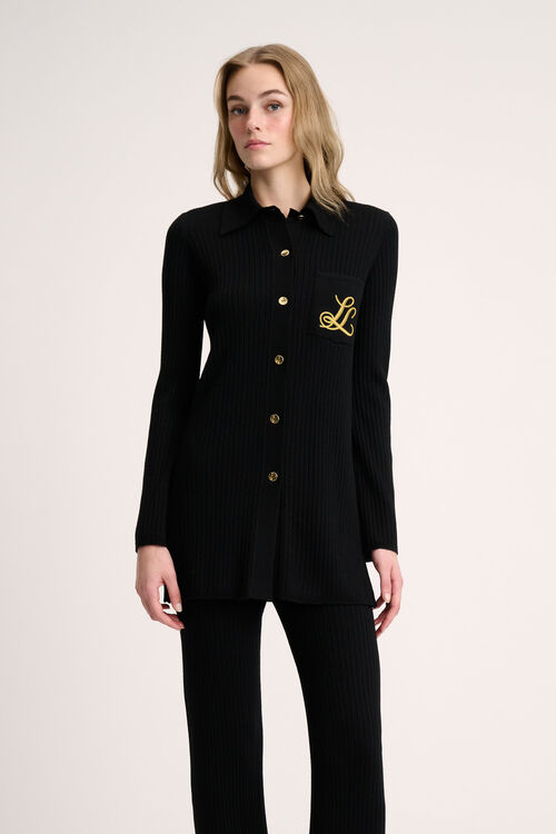 Luisa Spagnoli Molla - Cardigan lungo ricamato Offerta