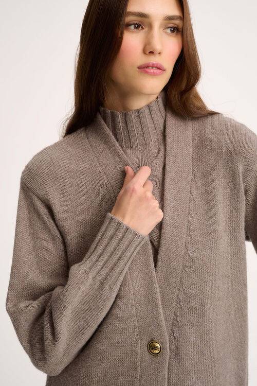 Luisa Spagnoli Canolo - Cardigan in misto cashmere Online
