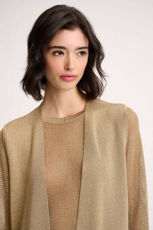 Luisa Spagnoli Zio - Gilet in lurex Outlet