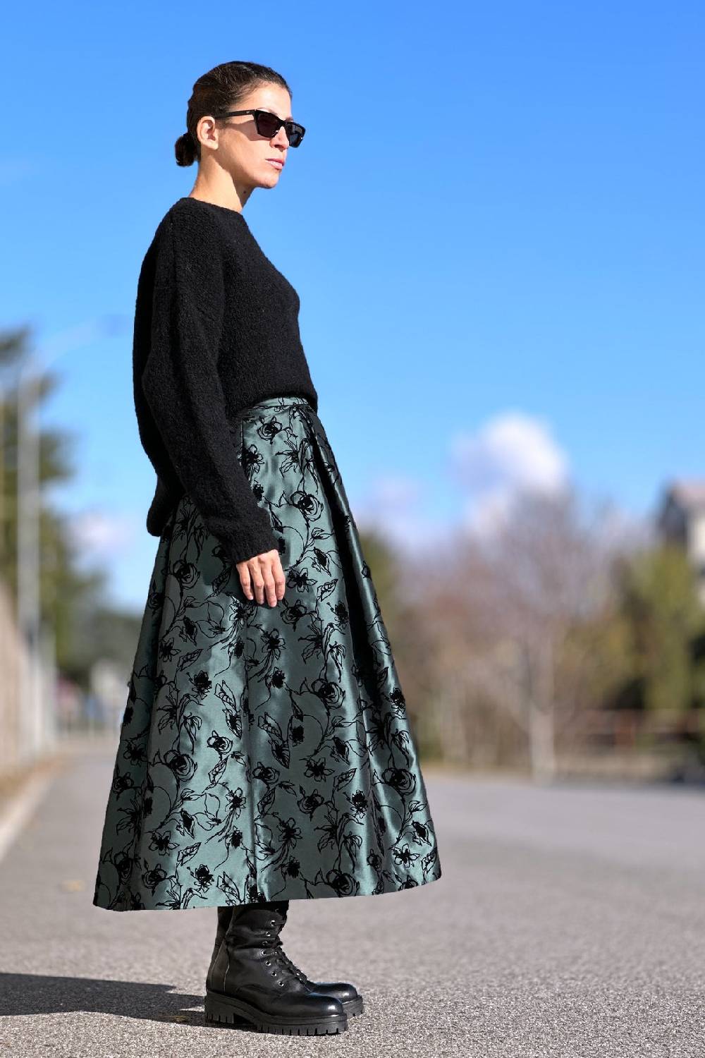 Lunatica Milano Gonna Milano Green Offerta
