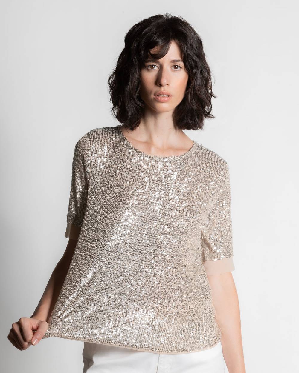 Rialto 48 T-SHIRT CON PAILLETTES Online