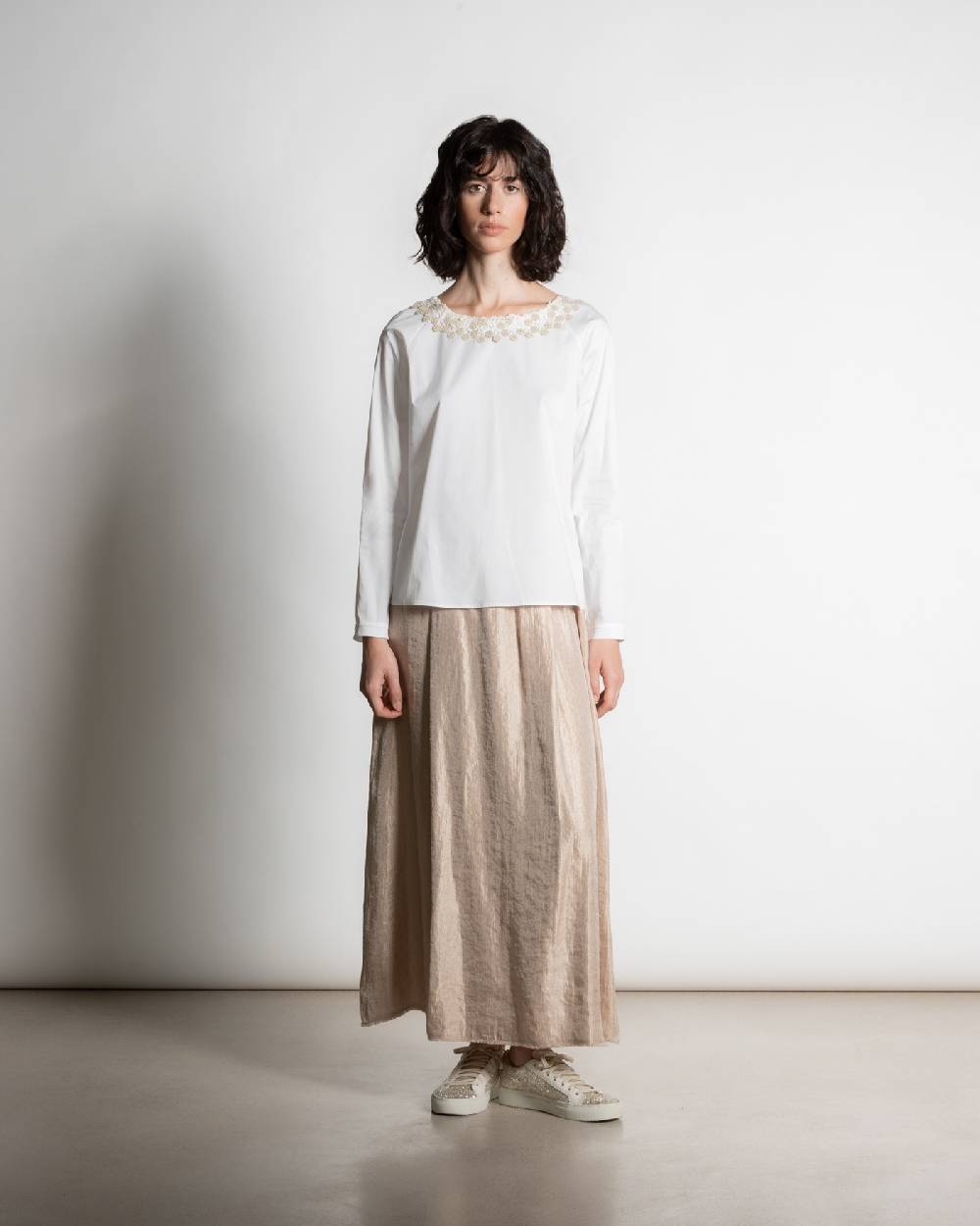 Rialto 48 BLUSA CON RICAMO Consegna Veloce