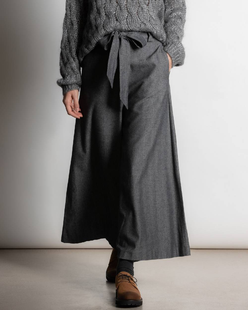 Rialto 48 PANTALONE A GAMBA LARGA Qualità Garantita