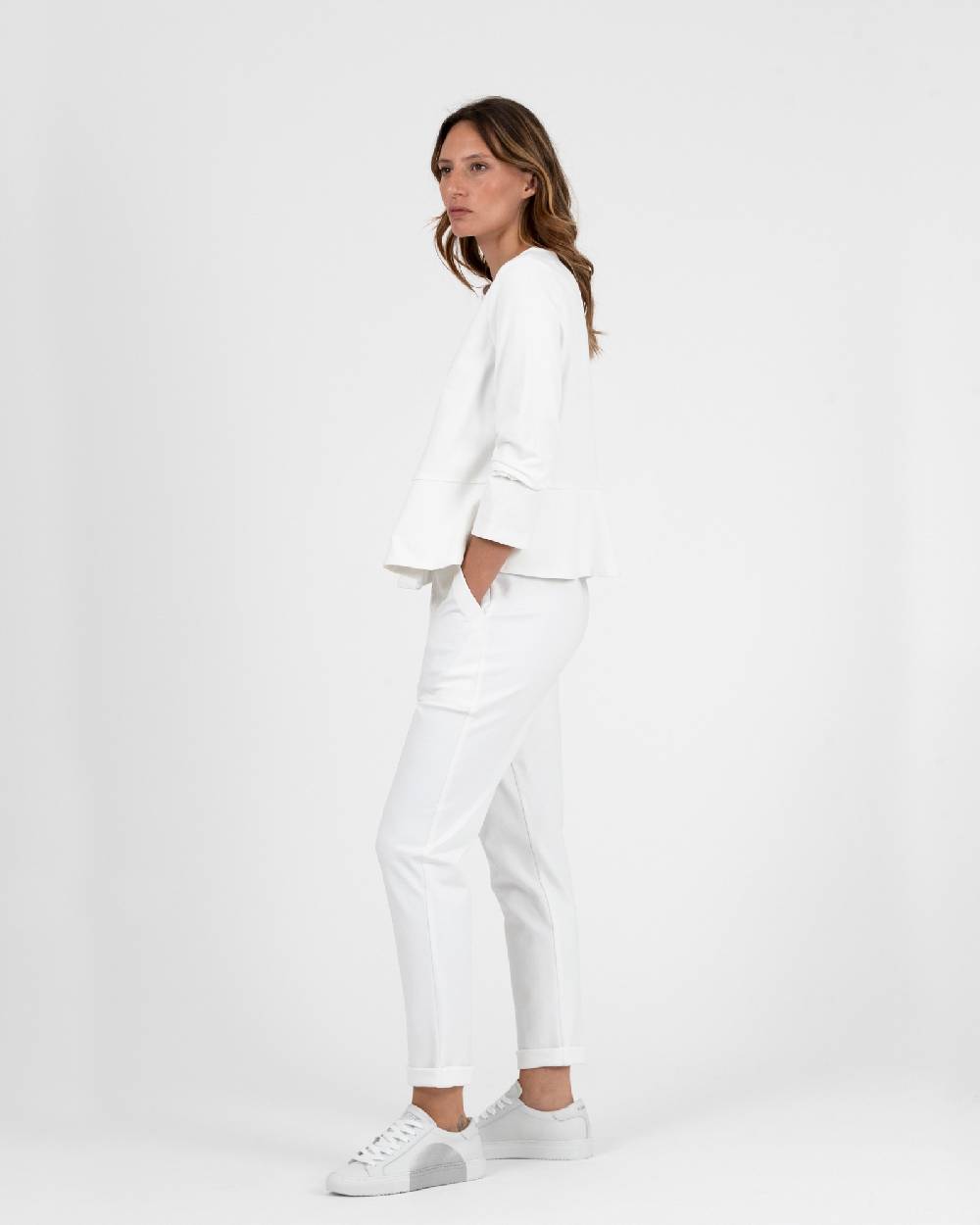 Rialto 48 BLUSA CON FASCIA Vendita Calda