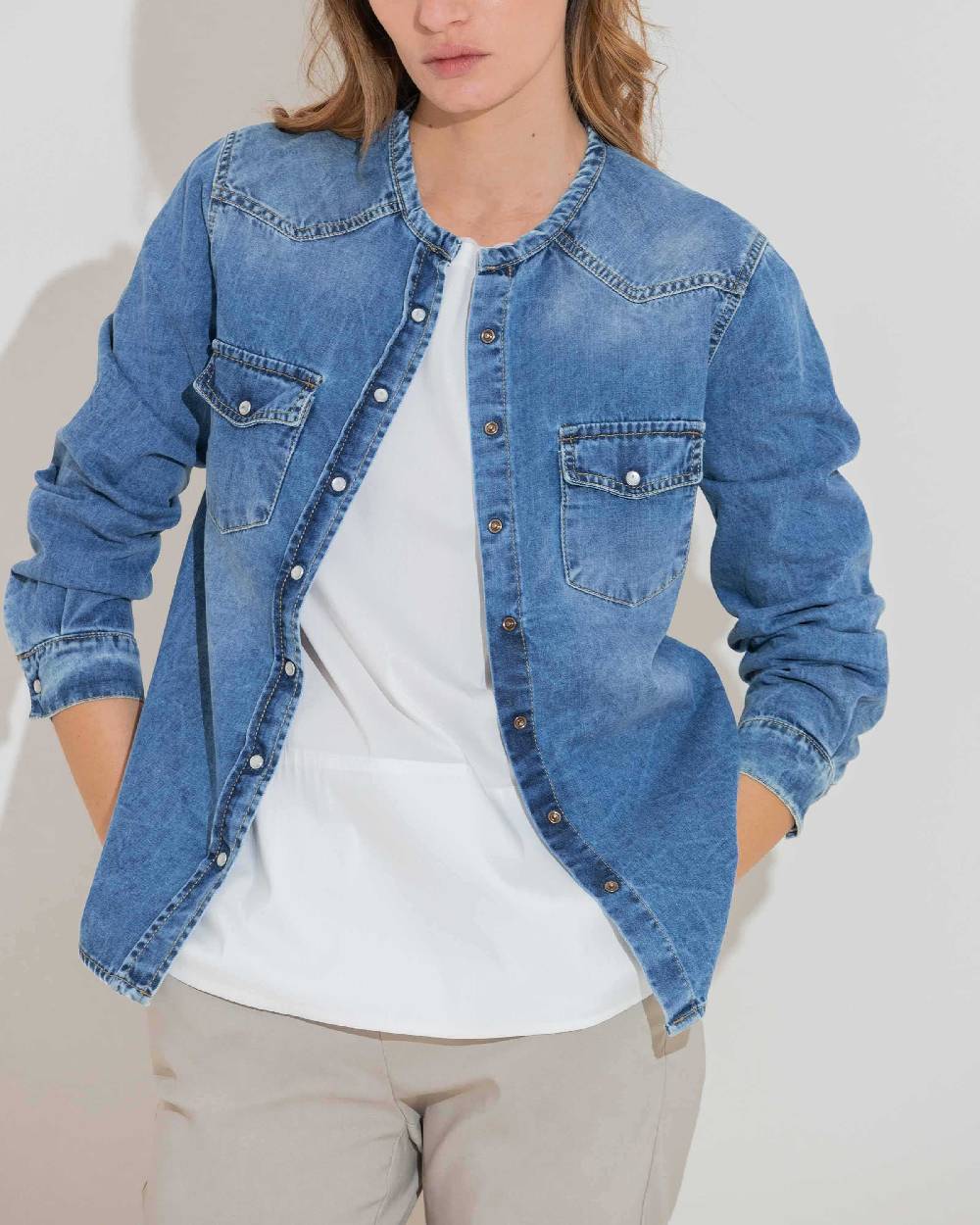 Rialto 48 CAMICIA IN JEANS In Linea