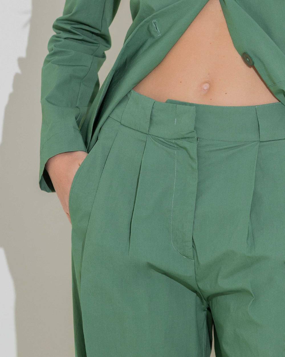 Rialto 48 PANTALONE AMPIO CON PINCES Pezzi Unici