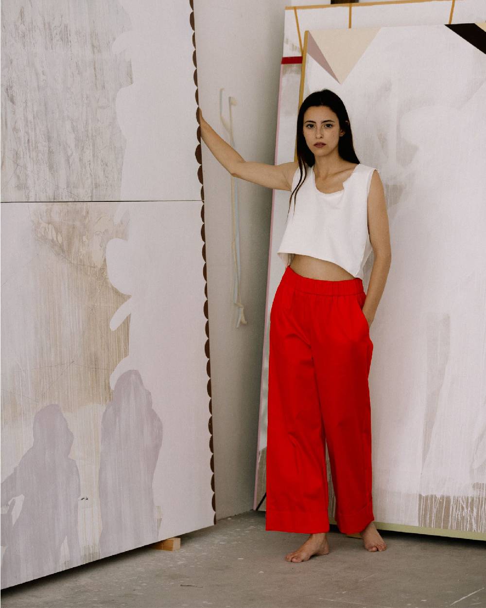 Rialto 48 PANTALONE AMPIO CON TASCA Hotsell