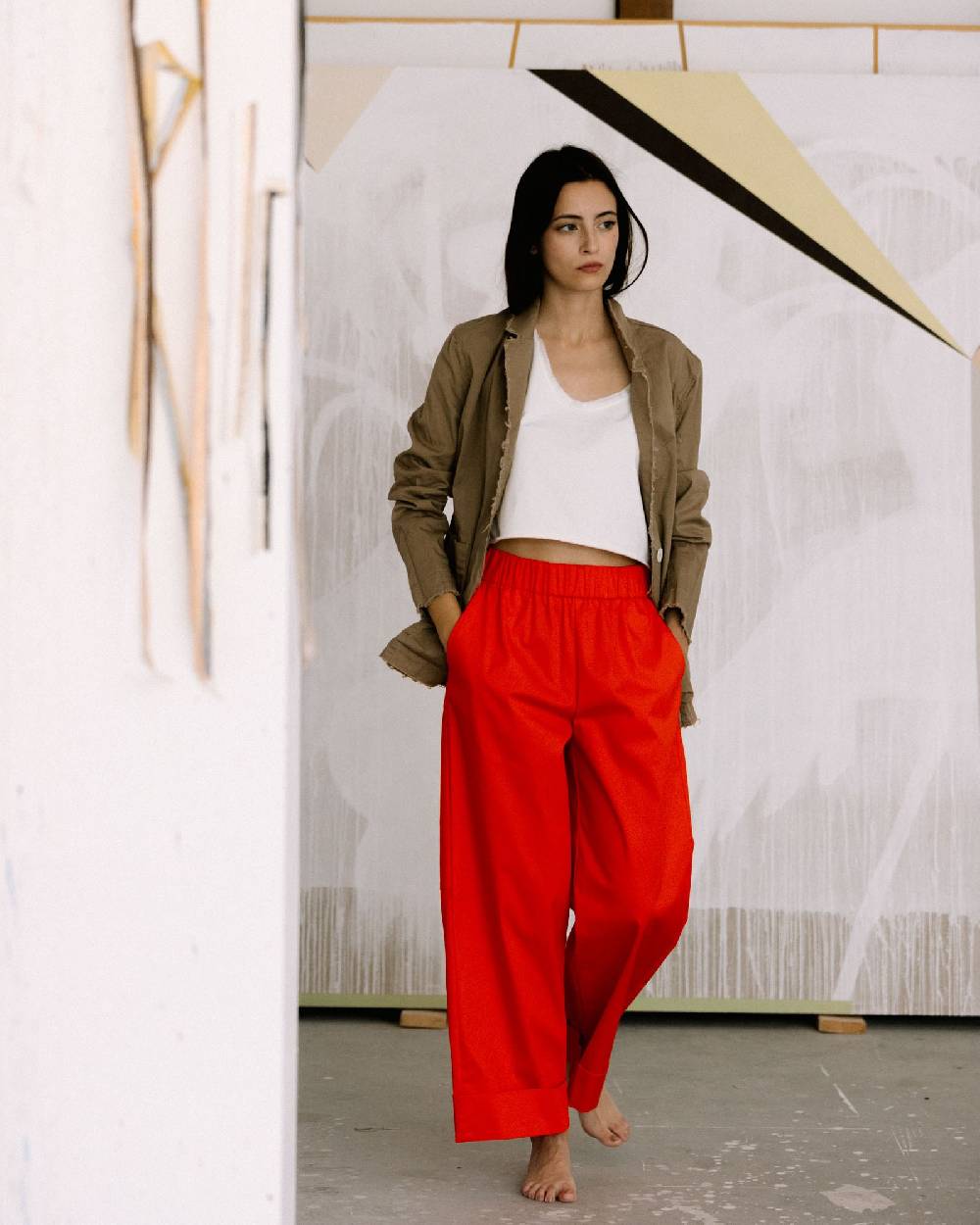 Rialto 48 PANTALONE AMPIO CON TASCA Hotsell