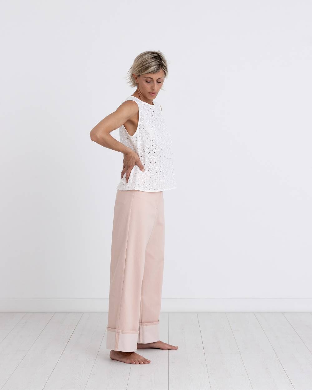 Rialto 48 PANTALONE AMPIO Vendita Calda