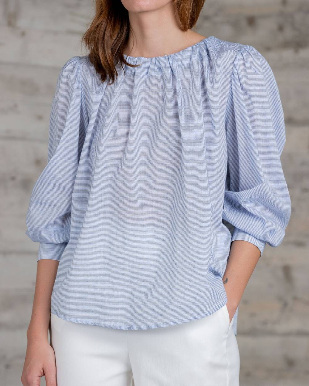 Rialto 48 CAMICIA CON COLLO ARRICCIATO Moda