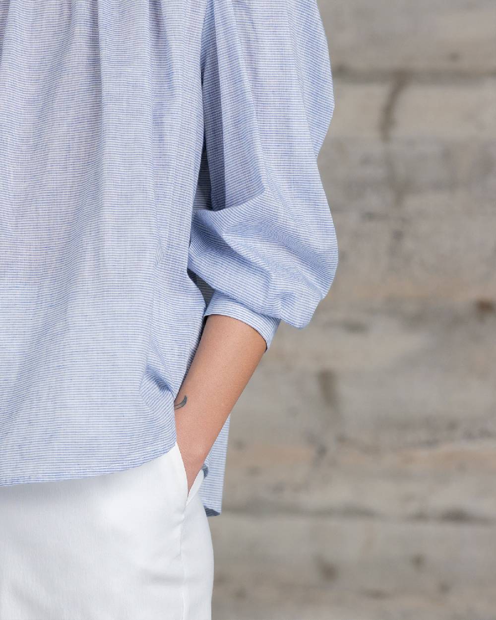 Rialto 48 CAMICIA CON COLLO ARRICCIATO Moda