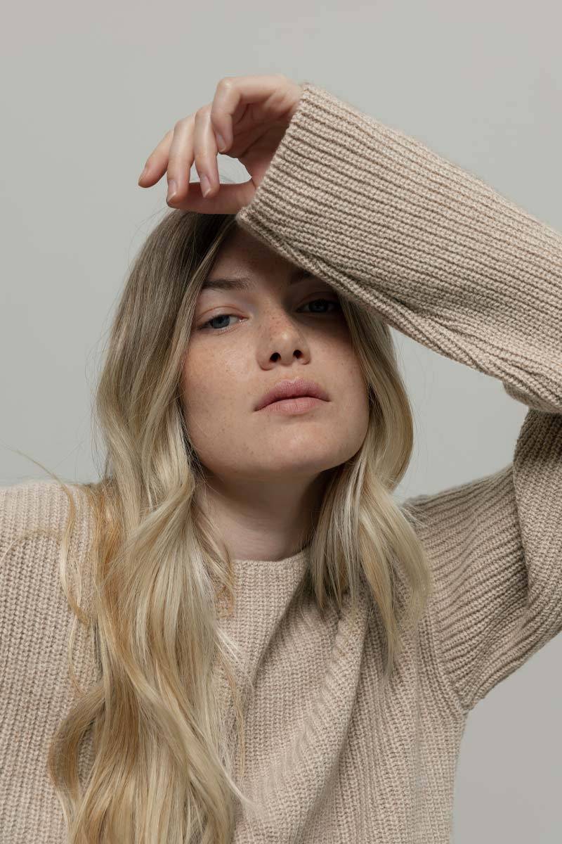 Rifò MELISSA Maglia Girocollo Donna Cashmere Rigenerato Saldi