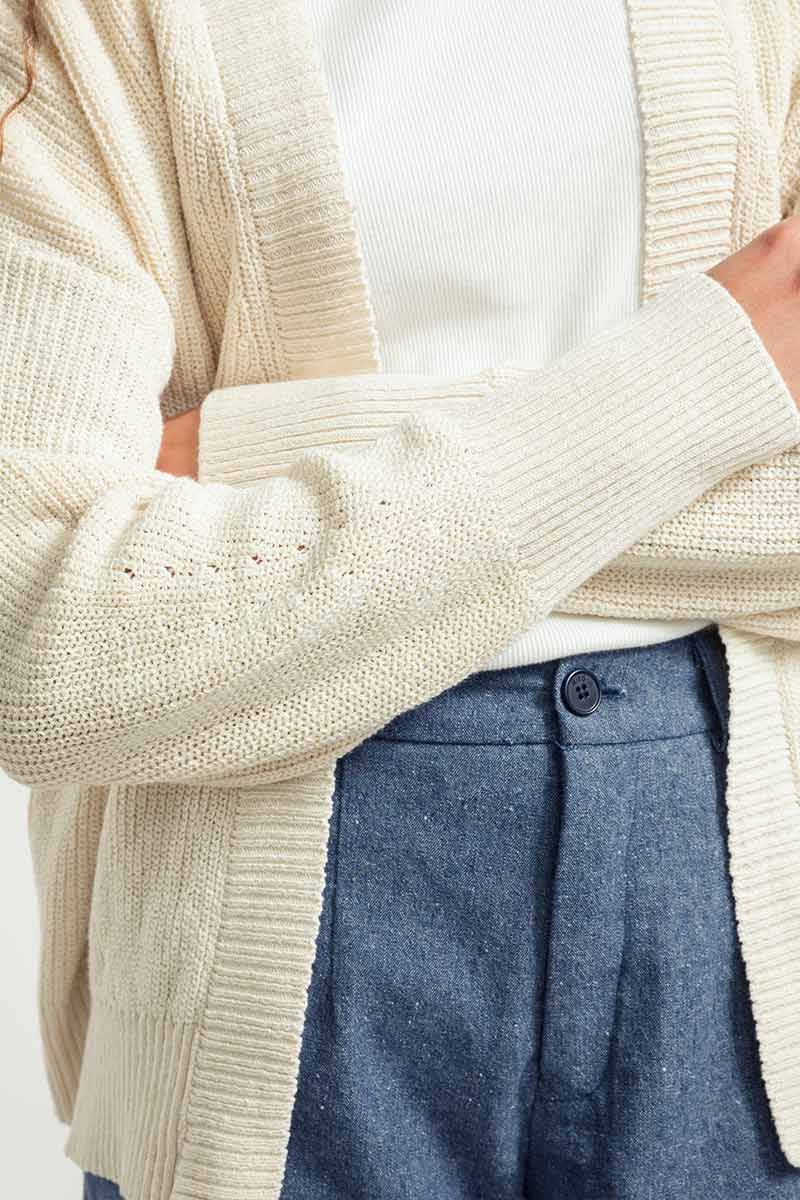 Rifò IRMA Cardigan Donna Cotone Rigenerato Vendite Flash