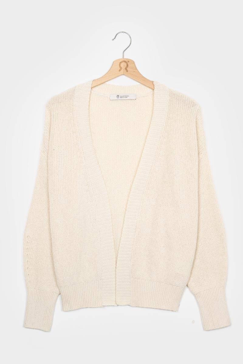 Rifò IRMA Cardigan Donna Cotone Rigenerato Vendite Flash