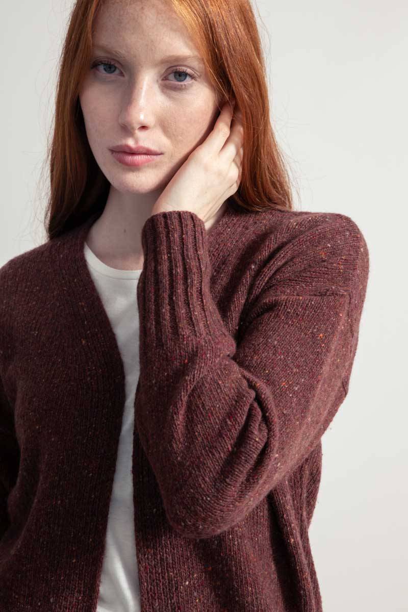 Rifò PALOMA Cardigan Donna Cashmere Rigenerato Moda