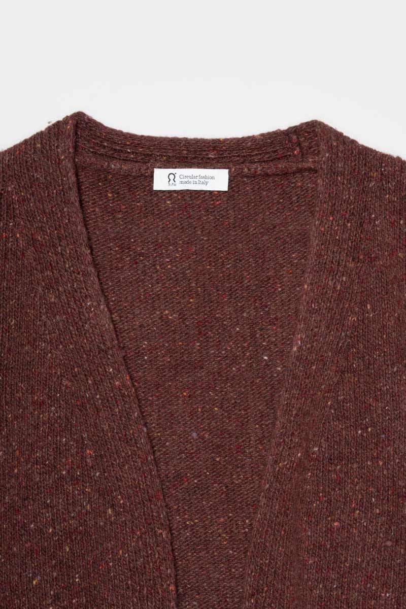 Rifò PALOMA Cardigan Donna Cashmere Rigenerato Moda