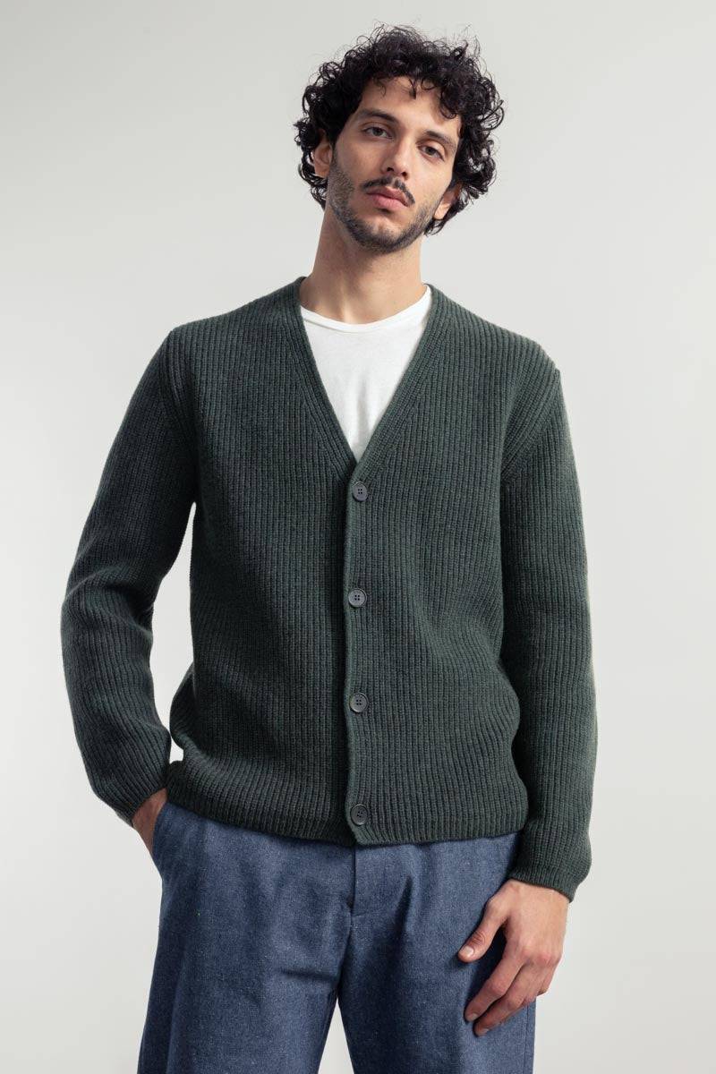 Rifò CLETO Cardigan Unisex Lana Rigenerata Negozio online di fabbrica