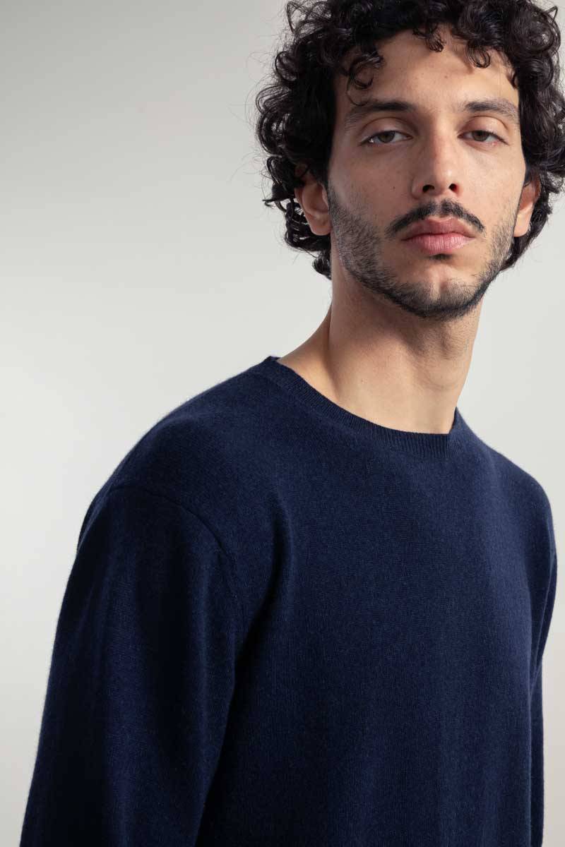 Rifò ALESSIO Maglia Uomo Light Cashmere Rigenerato Fornitura limitata