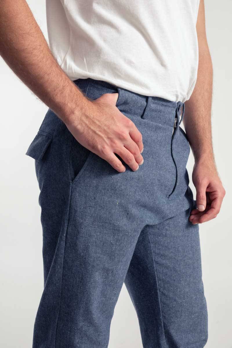 Rifò UBALDO Pantaloni Uomo Jeans Rigenerato Vendita calda
